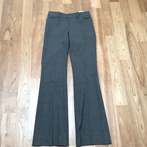 NWT Wool Club Monaco Size 0 Manhattan Tex Trousers (gray)